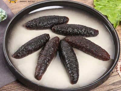 水发即食土耳其海参 大盆菜捞饭佛跳墙速冻小米黑刺 即食海参批发图2
