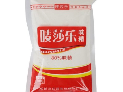 唛莎乐80%味精粉末状无盐速溶细味精餐饮商用调味料500g厂家批发图5