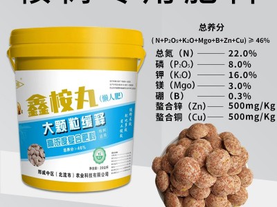 广西桉树专用肥八角花椒杨树懒人肥快速高效肥省工丸复合肥料批发图3