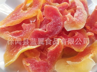 供应散装水果木瓜干红心木瓜片 木瓜块休闲食品 月饼原料批发图3