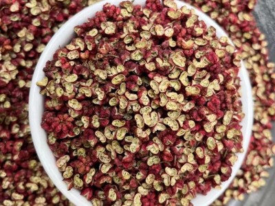 四川花椒茂汶红花椒 500g花椒粒批发 茂汶大红袍火锅花椒干花椒图2