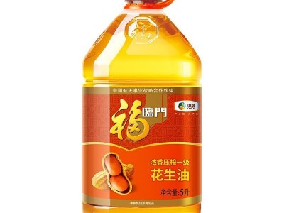 中粮福临门浓香压榨一级花生油5L/桶过年炒菜食用油烹饪植物油图5
