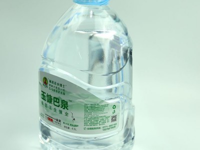 水妈妈玉慷巴泉桶装水 自然富锶型矿泉 水 4.5L桶装整箱批发图4