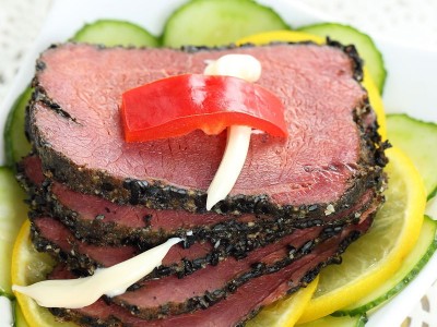 馋三里黑椒牛肉200g40袋酱卤熟牛肉切片真空即食西餐沙拉轻食商用图4