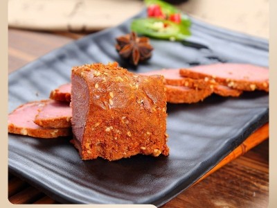 馋三里香辣牛肉200g酱卤熟食牛肉切片牛肉粒真空即食轻食代餐商用图4