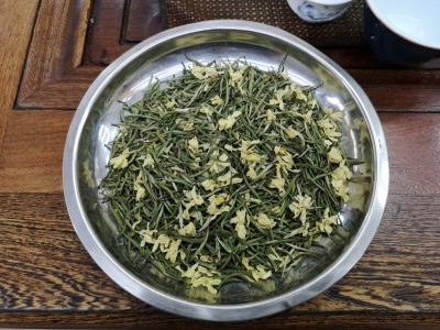 茉莉花茶2023新茶浓香雀舌兰雪散装四川雅益闲飘雪茉莉花茶叶图4