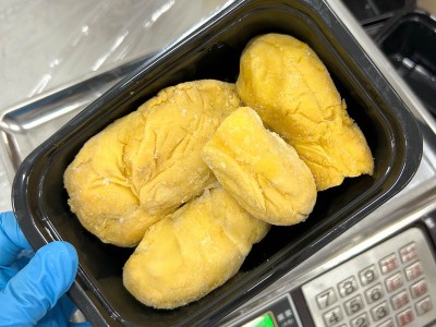 泰国猫山王 A级树熟有核冻榴莲肉 450g 餐饮批发 电商 一件代发图4