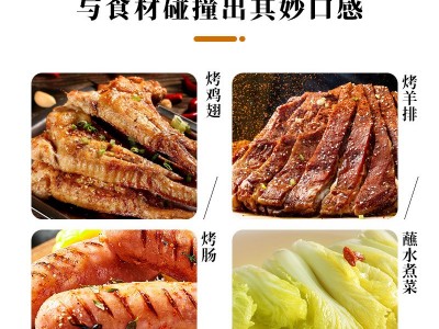 六婆500g调料香辣辣椒粉烧烤火锅干碟卤菜串串蘸料辣椒面图3