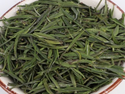 厂家直供批发零售四川蒙顶山放享春竹扁针形系列绿茶家用商用散装图4