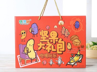 网红批发每日坚果混合坚果果仁60包1200克休闲零食年货干果大礼包图2