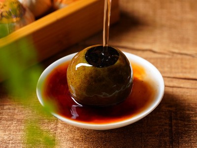 2022批发新会小青柑柑皮普洱茶生晒柑普茶散装天马小青柑七月柑图4