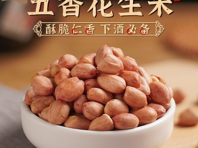 森林大叔花生仁五香花生米小包装炒货下酒菜花生米零食品小吃图5