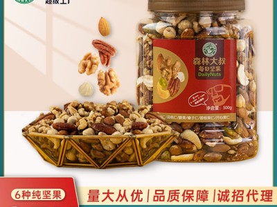 纯坚果混合果干果仁大罐装500g孕妇儿童厂家直销批发定制代加工图2