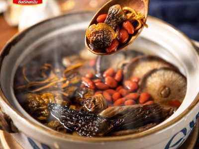 百山祖羊肚菌菌菇汤料包七彩菌汤包香菇松茸干货煲汤食材批发团购图3