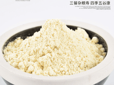 青岛五谷康销售有机黄豆粉 散装加工饺子面条包子原料黄豆粉图2
