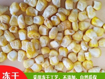 现货批发fd冻干甜玉米脱水玉米蔬菜包散装口感香甜量大从优图3