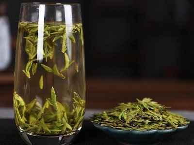 龙井茶2023新茶豆香型特级明前龙井绿茶散装茶叶批发500克春茶图2