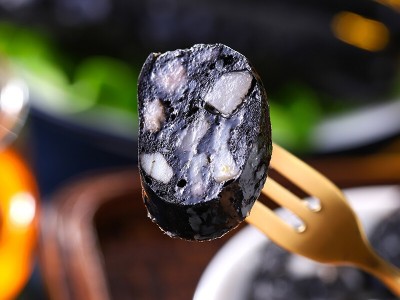 墨鱼肠火山石烤肠地道脆皮香肠台湾风味热狗烧烤源香墨斗鱼批发图3