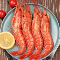青岛海鲜红虾刺身红虾野生海捕大虾生呛虾冷冻海鲜水产