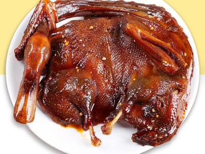馋馋酱板鸭 湖南常德酱板鸭 特色麻辣小吃袋装零食手撕鸭肉图4