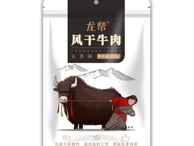 龙帮牛肉干批发风干牛肉麻辣零食四川内蒙古地摊手撕袋装500克图4