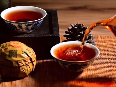 2020年云南普洱茶熟茶普洱沱茶南涧凤凰沱茶熟沱100g*5/条图4