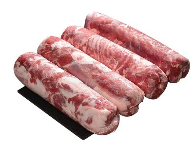 蒙誉内蒙新鲜涮火锅整条羊肉卷 手切500g火锅食材羊肉卷无尾卷图5