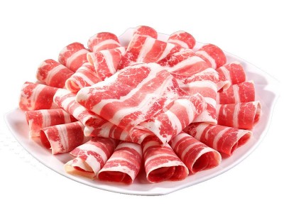 蒙誉内蒙新鲜涮火锅整条羊肉卷 手切500g火锅食材羊肉卷无尾卷图4