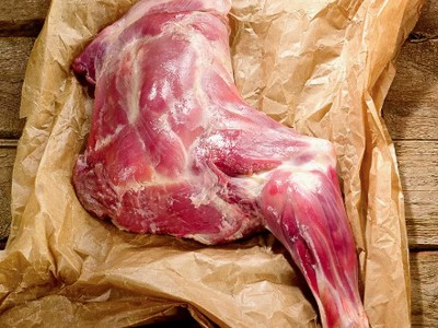 蒙誉厂家货源锡盟草地羊内蒙羔羊带骨羊前腿 烧烤食材500g鲜羊腿图3