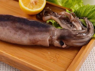 青岛冰鲜鱿鱼整只速冻冰鲜净重大鱿鱼烧烤火锅食材批发一件代发图4