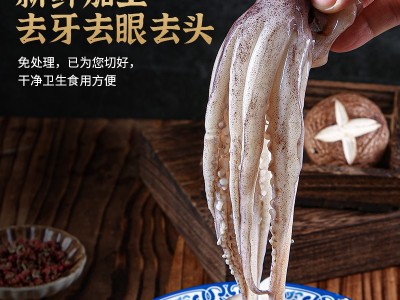 八爪须批发大连工厂鱿鱼须鲜活冷冻尤鱼大八爪鱼腿烧烤食材章鱼足图5