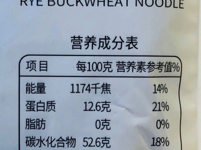 华统黑麦荞麦面鲜面条营养丰富面条拉面400克整箱包邮图4