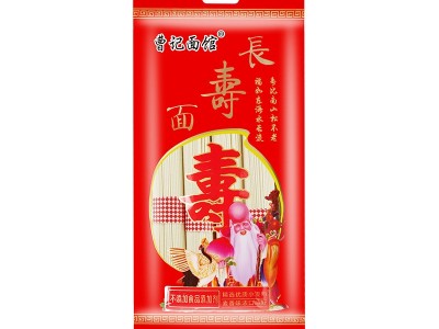 长寿面生日快乐挂面条回礼整箱龙须面祝寿面喜面百滋好整箱喜庆图5