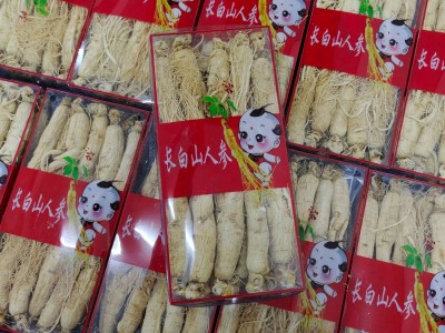 供应东北特产 各规格长白山人参干 整枝盒装白参 人参图4