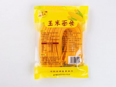 玉米面条馇条 袋装散装速食黄面条 东北粗粮细作 杂粮面图2