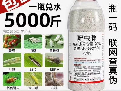 赛安70%啶虫脒杀虫药蚜虫蜜虫腻虫专杀稻飞虱蓟马粉虱农药杀虫剂图2