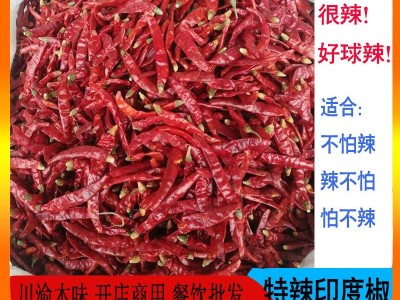 超辣印度干辣椒 特辣变态辣魔鬼辣批发餐饮商用现货可切段干辣椒图1