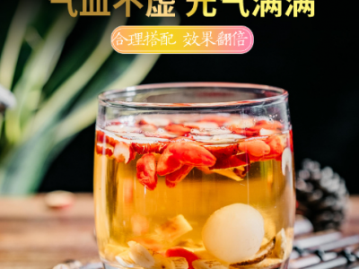 黄芪当归党参组合桂圆龙眼枸杞子红枣茶调理图3
