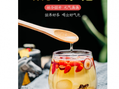 黄芪当归党参组合桂圆龙眼枸杞子红枣茶调理图5
