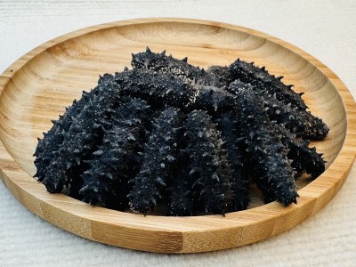 大连海参工厂纯淡干海参干货深海底播野生辽刺参海参批发图2