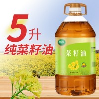 别记味成品菜籽油5L 非转基因压榨菜油纯正香食用油包邮正品商用