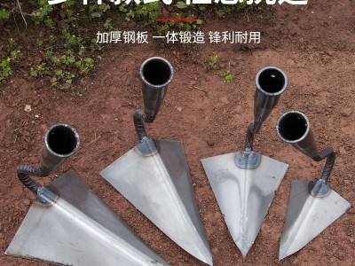 锄头挖地开沟锄挖沟拥垄尖头锄开荒铲松土园艺除草农具三角锄起垄图4