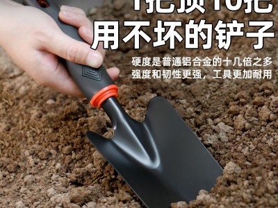 家用种花园艺工具赶海神器栽养花种菜多肉小铲子户外铲土铁铲铁锹图4