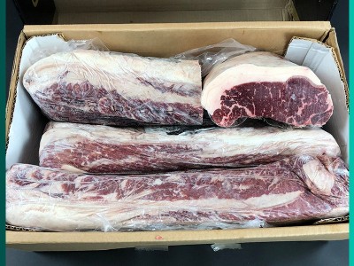 阿根廷进口1920安格斯西冷牛肉 谷饲150天 原切雪花西冷牛排 食材图4