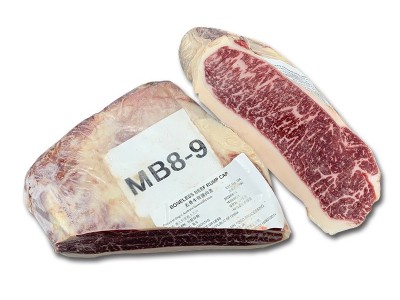 澳洲纯血和牛194M8-9臀腰肉盖整箱商用批发 新鲜冷冻雪花牛排食材图4
