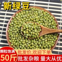 新绿豆50斤 坝上农家自种小明绿豆汤绿豆沙发豆芽新鲜绿豆批发