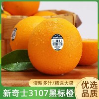 美国进口新奇士3107黑标脐橙Sunkist进口甜橙单果约200克 一件代
