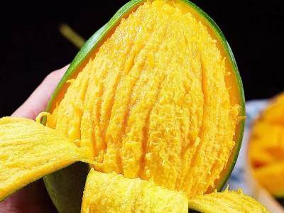 四川攀枝花凯特芒果当季新鲜水果特大芒果青皮整箱攀枝花凯特芒图2