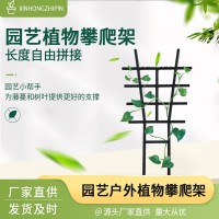 植物支撑架塑料爬藤花架子大小号塑料藤蔓攀爬架园林网格固定花架