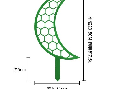 塑料月亮爬藤支架盆栽牵引园艺几何植物攀爬支撑架阳台装饰花架子图4